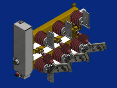 GN type Indoor Three-pole Electric Disconnector (GN-7.2/2000-3B)